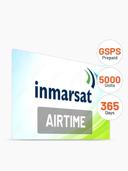 Inmarsat 5000 (3333 Mins) GSPS Prepay Voucher - 365 day validity